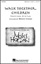 Walk Together, Children SSAATTBB choral sheet music cover